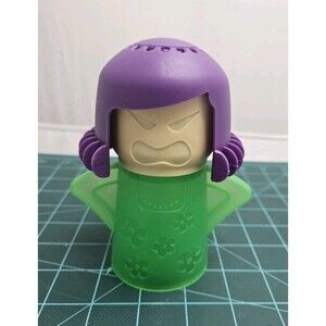 Angry Mama Microwave Cleaner & Steam Cleaner Lady for Inside(Green)